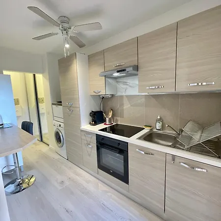 Apartment T2, Proche Plage, Rez De Jardin, Piscine, Parking Antibes